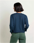 Toad & Co W Bianca Embroidered Cardigan MIDNIGHT DAISY EMBROIDERED