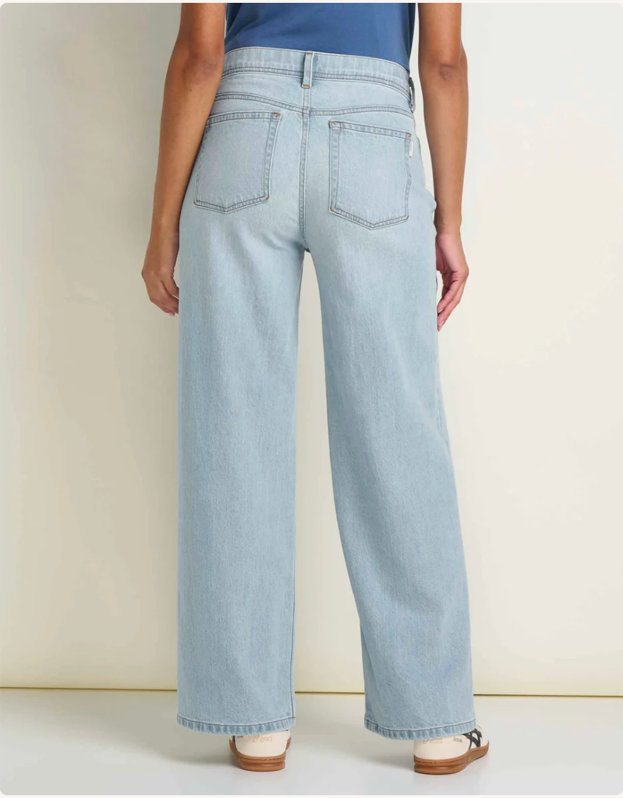 Toad & Co W Tamarack Wide Leg Blue Jean SUMMERLAND