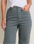 Toad & Co W Balsam Cutoff Jean MIDNIGHT STRIPE