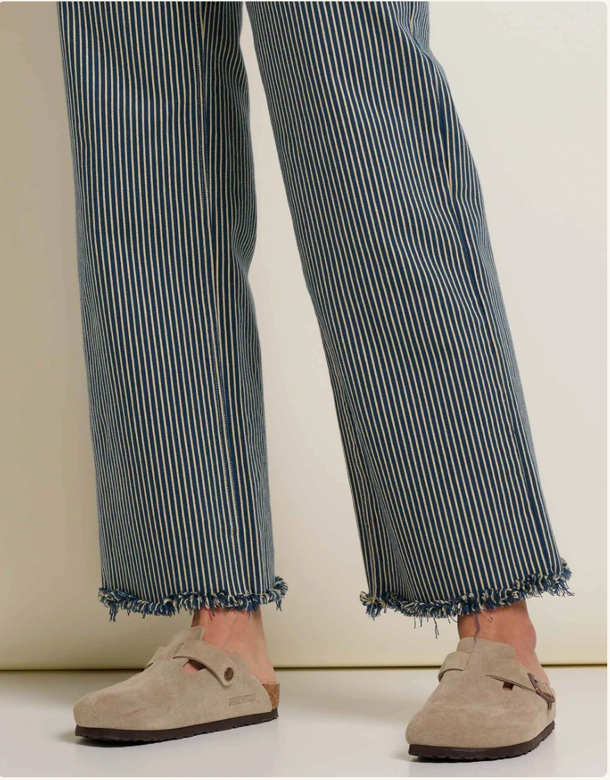 Toad & Co W Balsam Cutoff Jean MIDNIGHT STRIPE