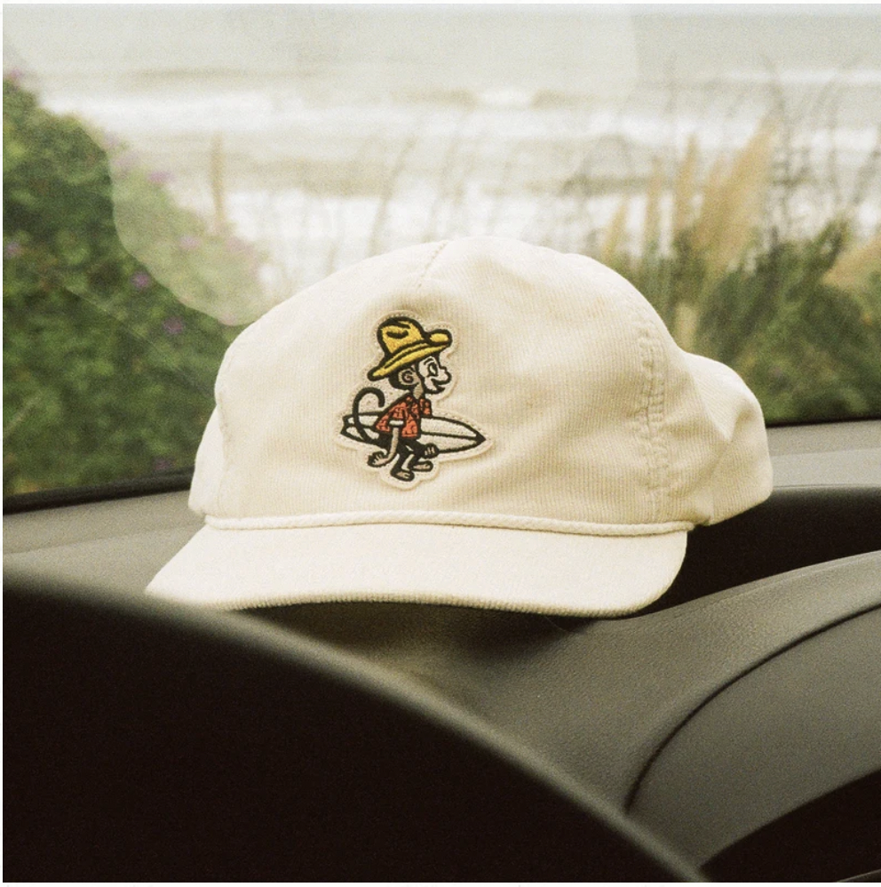 Howler Bros Snapback EL MONITO SURFS OFF WHITE