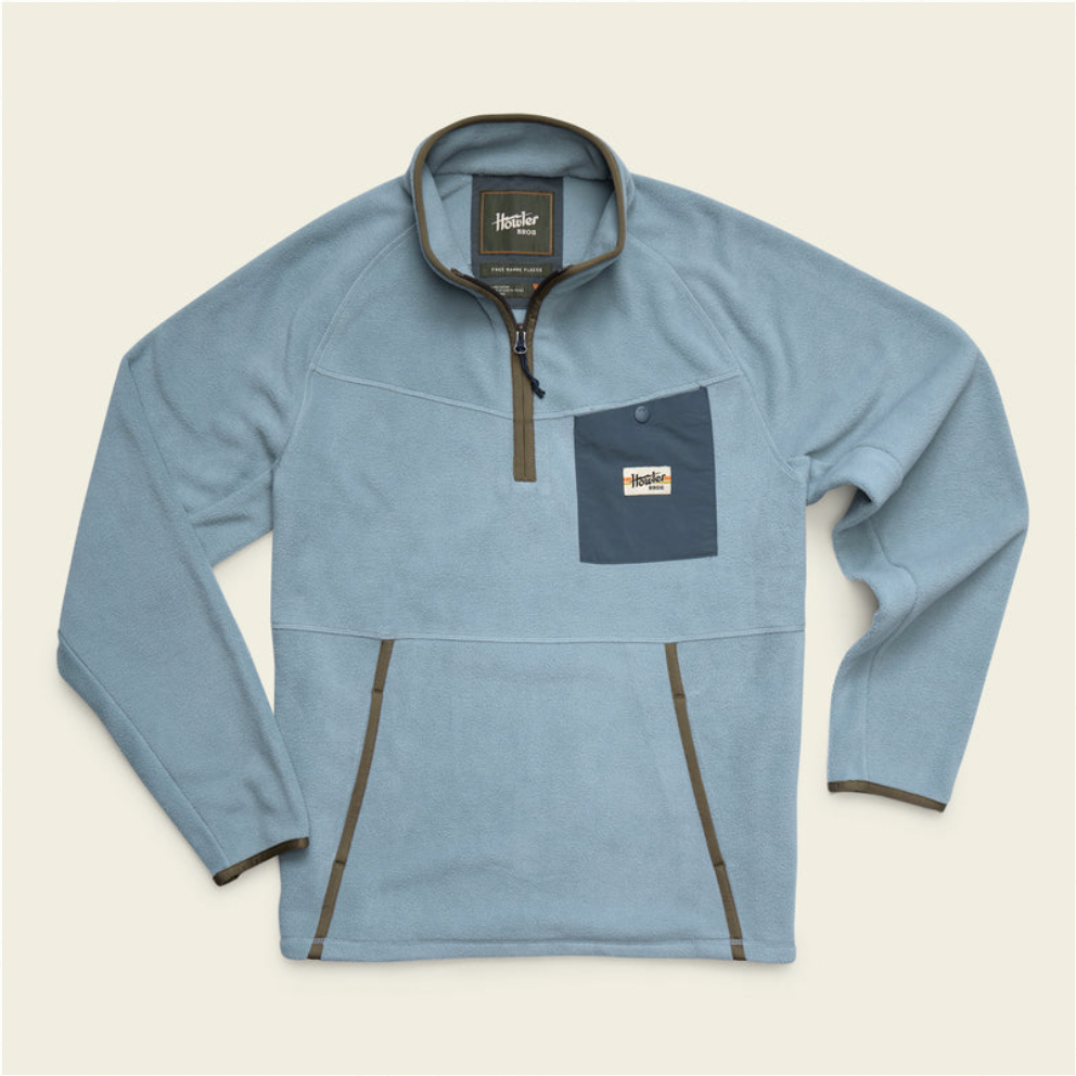 Howler Bros M Free Range Fleece Pullover IRON BLUE