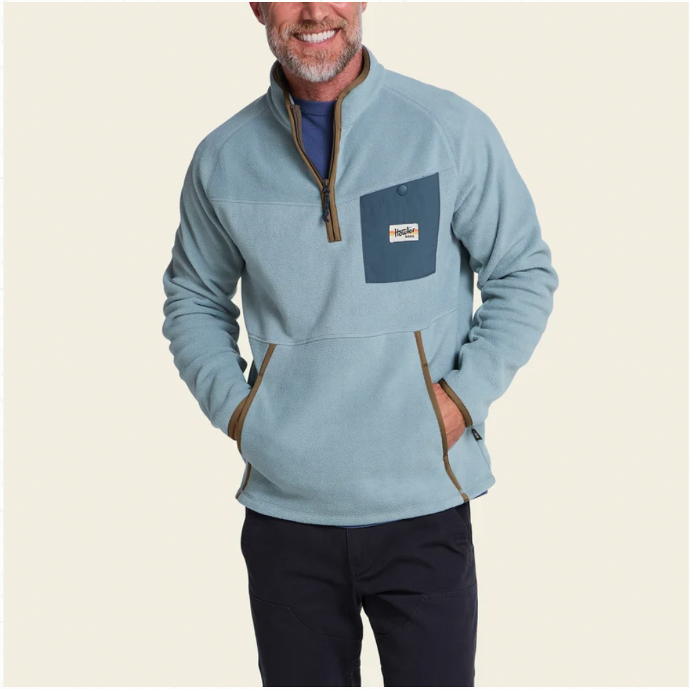Howler Bros M Free Range Fleece Pullover IRON BLUE