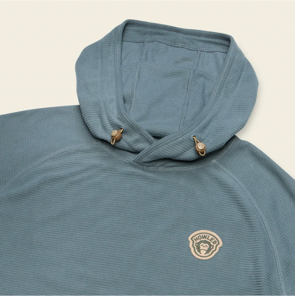 Howler Bros M Palo Duro Fleece Hoodie STORMY SEA