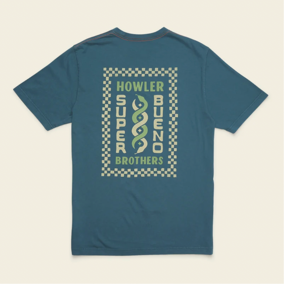 Howler Bros M SS Super Bueno Serpientes Tee STORM