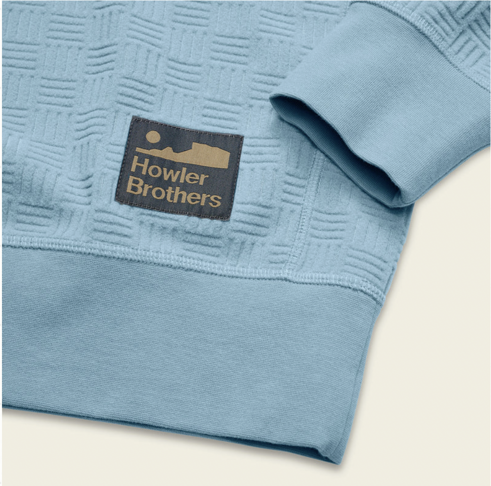 Howler Bros M Eleos Fleece Crewneck IRON BLUE