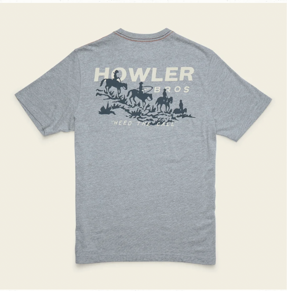 Howler Bros M SS Howler Posse's Return Tee GRAY HEATHER