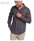 Howler Bros M LS Harker's Flannel KEMPTON DARK SLATE