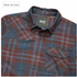 Howler Bros M LS Harker's Flannel KEMPTON DARK SLATE