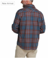 Howler Bros M LS Harker's Flannel KEMPTON DARK SLATE