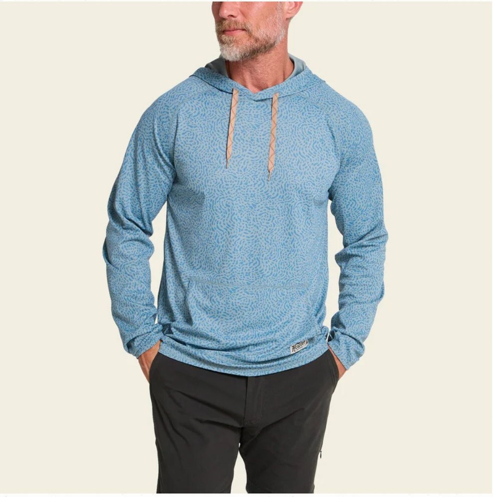 Howler Bros M Loggerhead Hoodie POND PATTERN IRON