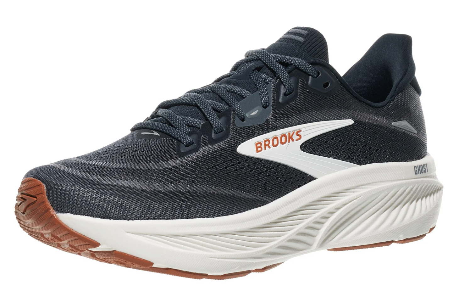 Brooks M Ghost 18 NAVY BLAZER / RED EARTH / BLUE