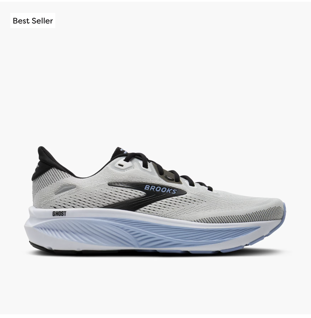 Brooks M Ghost 18 WHITE / BLACK / OPEN AIR