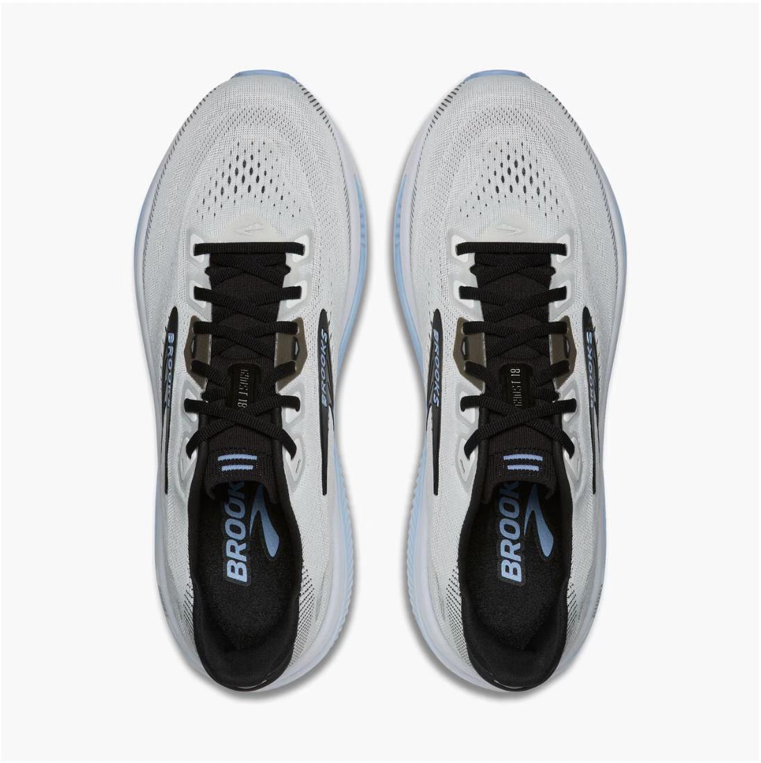 Brooks M Ghost 18 WHITE / BLACK / OPEN AIR