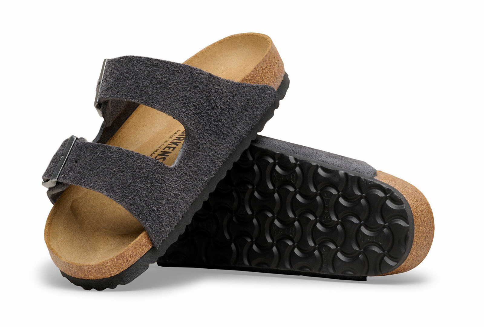 Birkenstock M Arizona BS Suede CHARCOAL - REGULAR