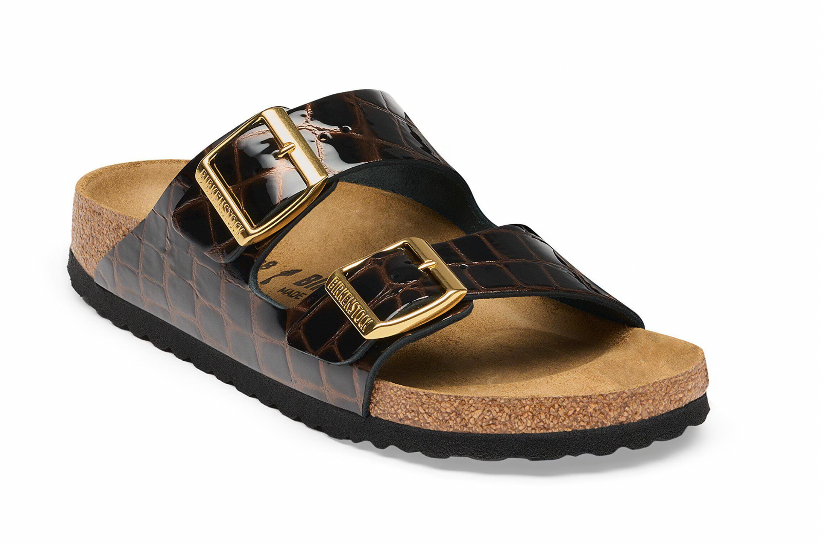 Birkenstock W Arizona BS EMBOSSED LEATHER BLACK