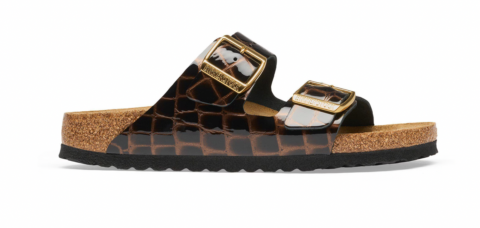Birkenstock W Arizona BS EMBOSSED LEATHER BLACK