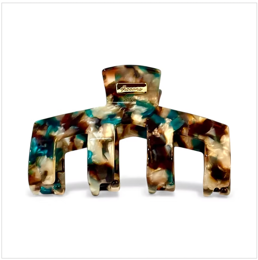 Ficcare Mae Jaw Clip AQUA BROWN
