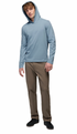 prAna M LS Hooded Tee GLACIER SKIES
