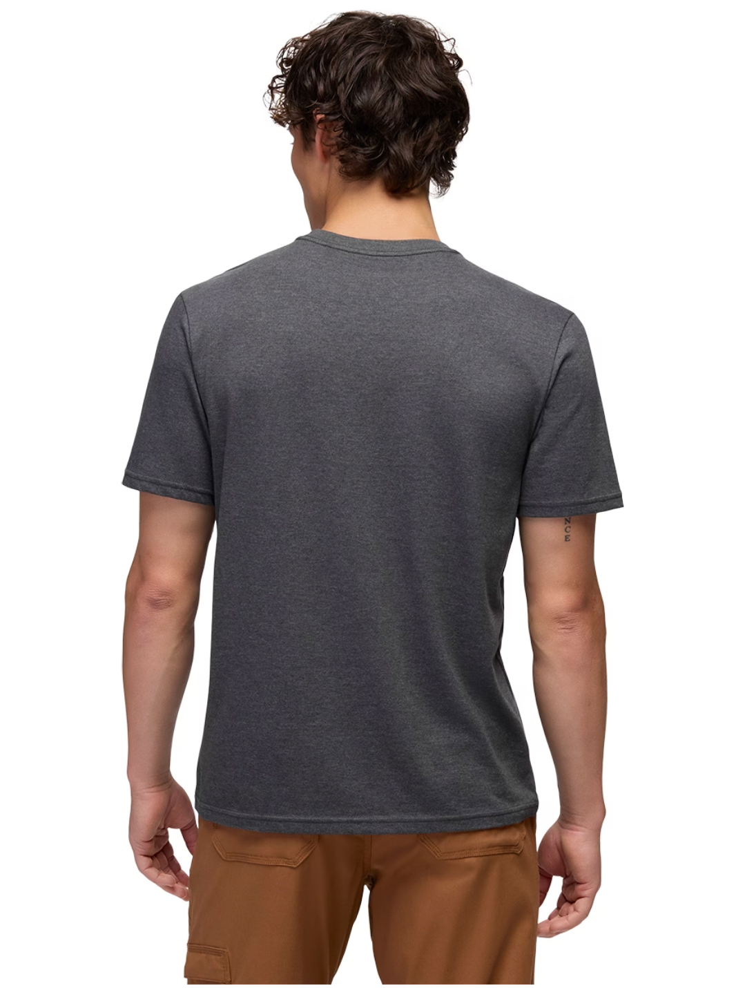 prAna M SS Wise Ass Journeyman Tee SHADOW HEATHER