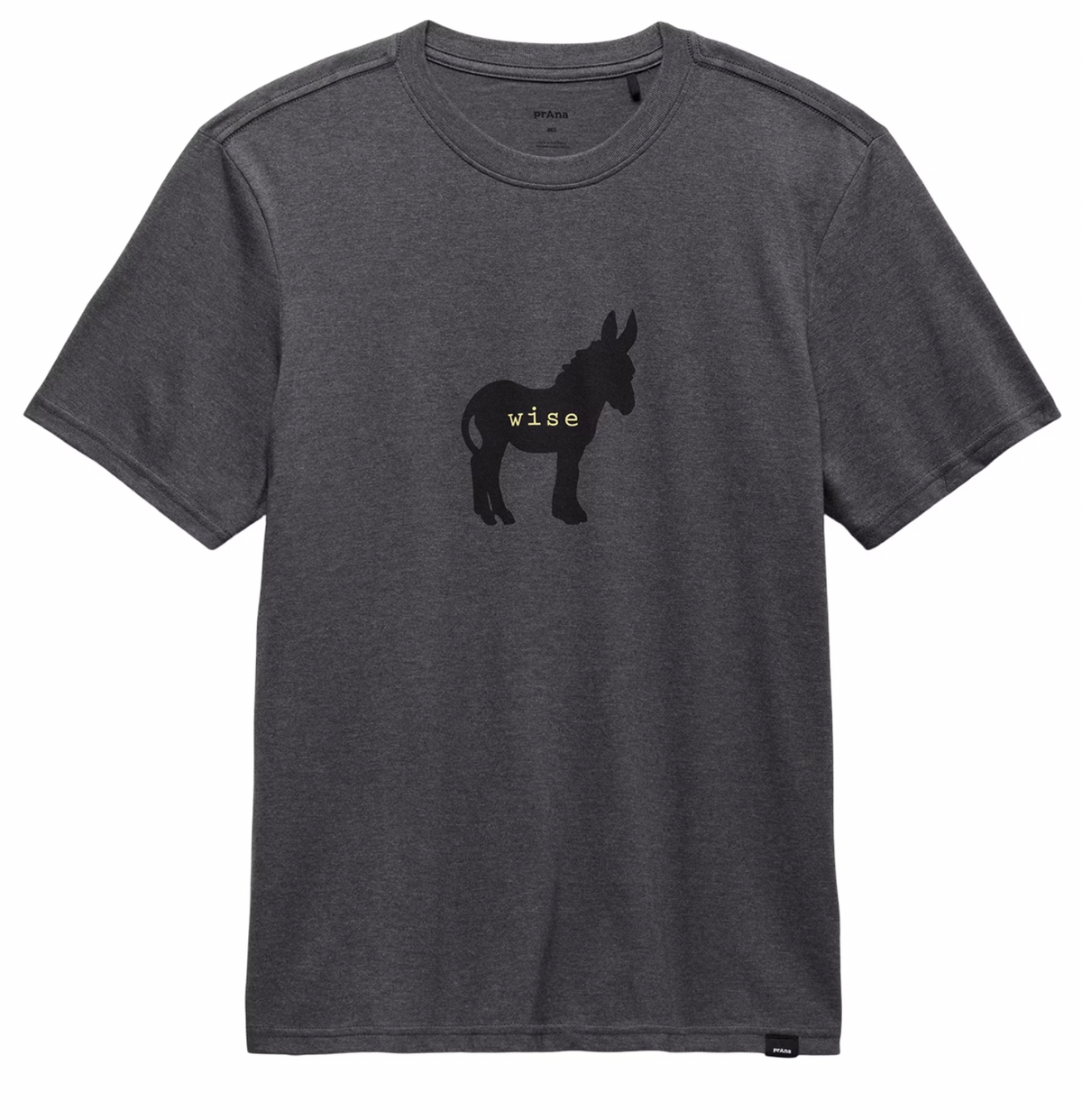 prAna M SS Wise Ass Journeyman Tee SHADOW HEATHER
