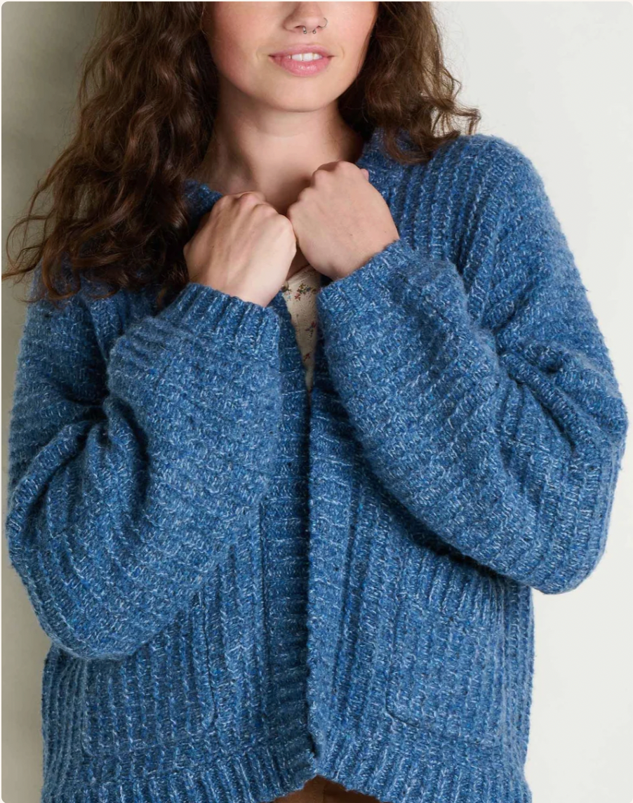 Toad & Co W Nepwood Cardigan CANAL