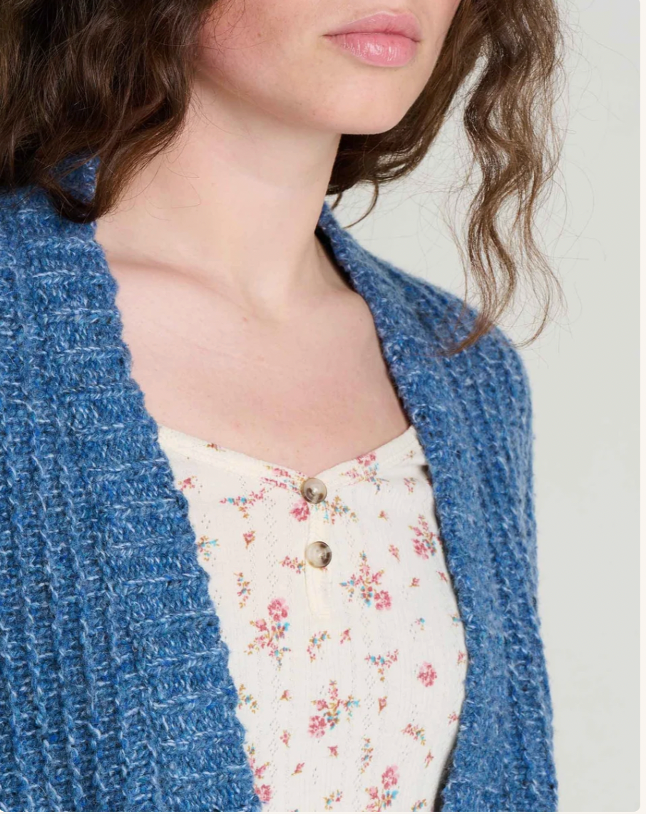 Toad & Co W Nepwood Cardigan CANAL