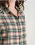 Toad & Co W LS Re-Form Flannel Boxy Shirt CILANTRO PATTERN