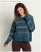 Toad & Co W Wasatch Crew Sweater TWILIGHT PATTERN