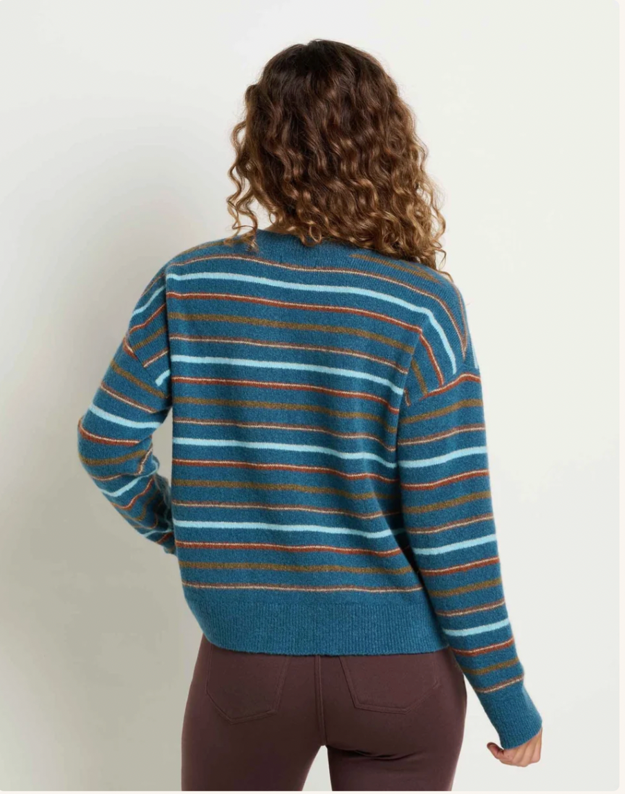 Toad & Co W Wasatch Crew Sweater TWILIGHT PATTERN
