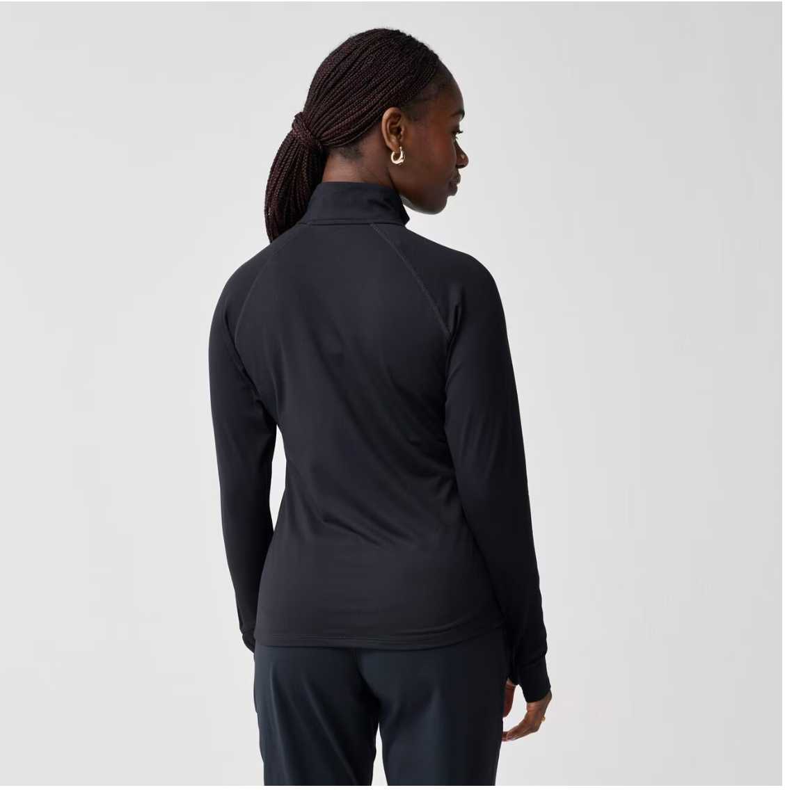 Brooks W Dash 1/2 Zip 3.0 BLACK