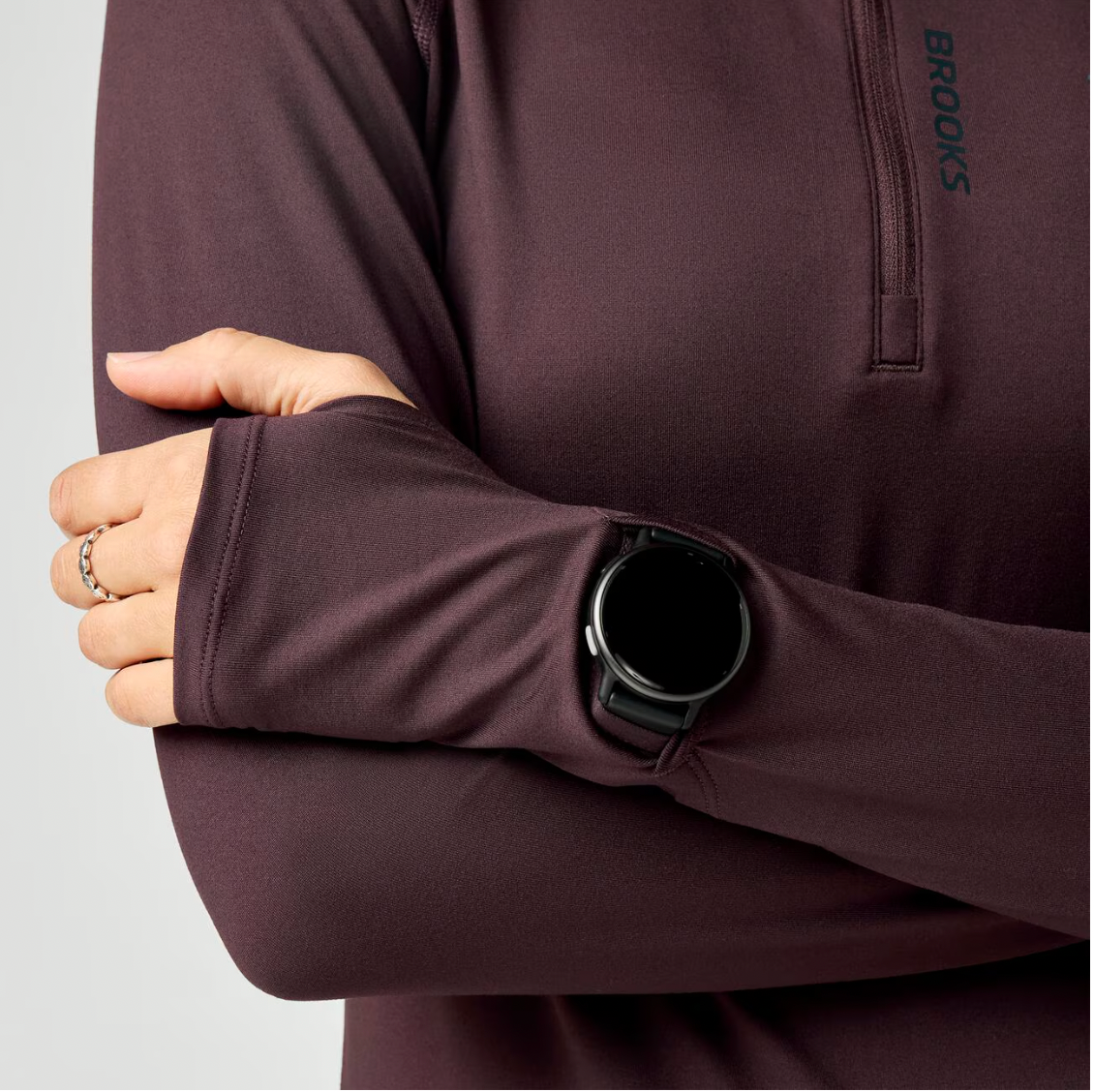 Brooks W Dash 1/2 Zip 3.0 COCOA