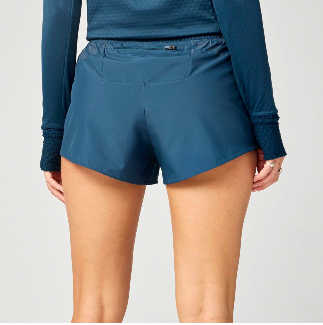 Brooks W Dash Reflective Short REFLECTIVE WORDMARK INDIGO