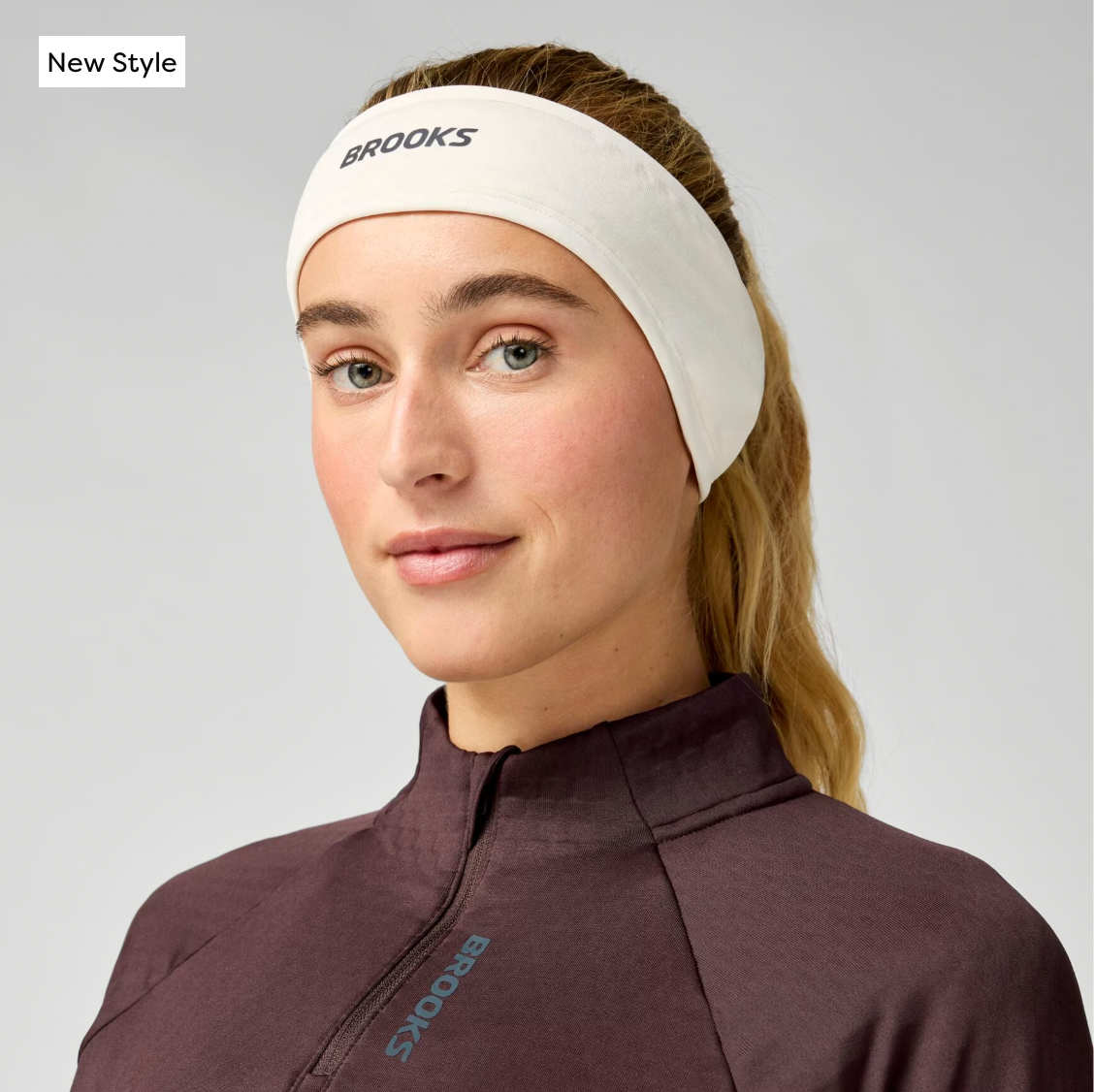 Brooks Momentum Thermal Headband BONE