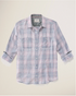 Flag & Anthem M LS Ladonia Vintage Shirt NAVY / MAUVE / WHITE
