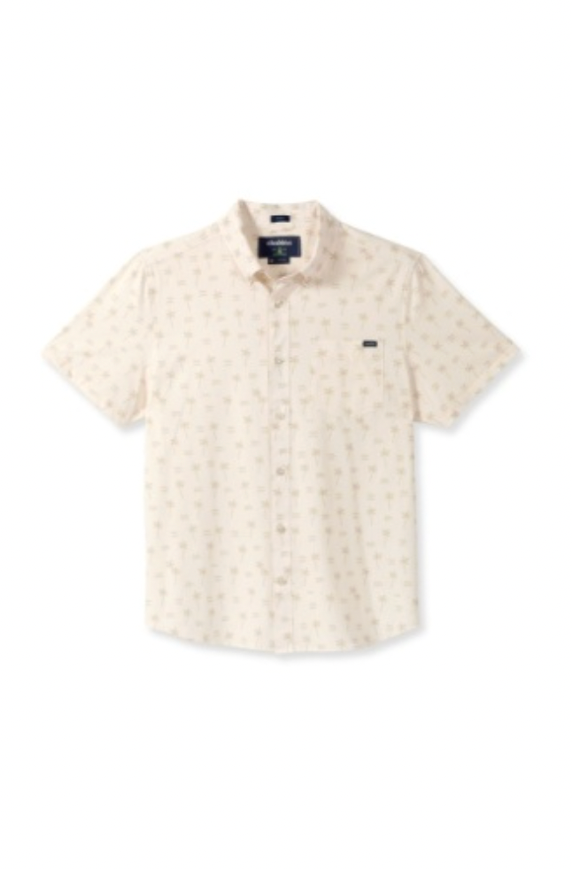 Chubbies M Performance Friday Shirt THE SURF SIGNAL TAN