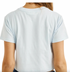 Rhythm W Bayside Crop Crew Tee BLUE