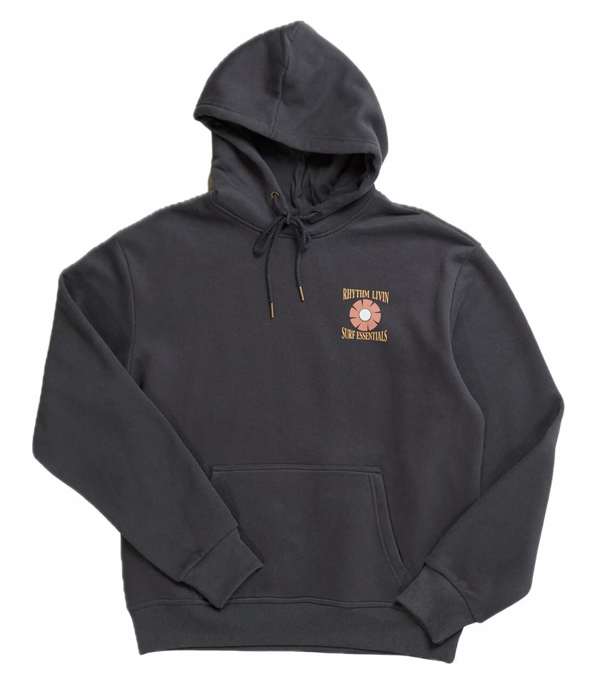 Rhythm M Surf Essentials Fleece Hoodie WASHED BLACK