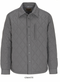 North River M Quilted Diamond Cut Snap Front Jacket GRANITE