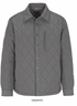North River M Quilted Diamond Cut Snap Front Jacket GRANITE