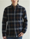 North River M LS Farmington Brushed Cotton Shirt NAVY