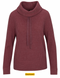 North River W Seren Cowl Neck EGGPLANT