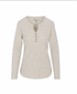 North River W LS Maury Waffle Henley NATURAL GRAY