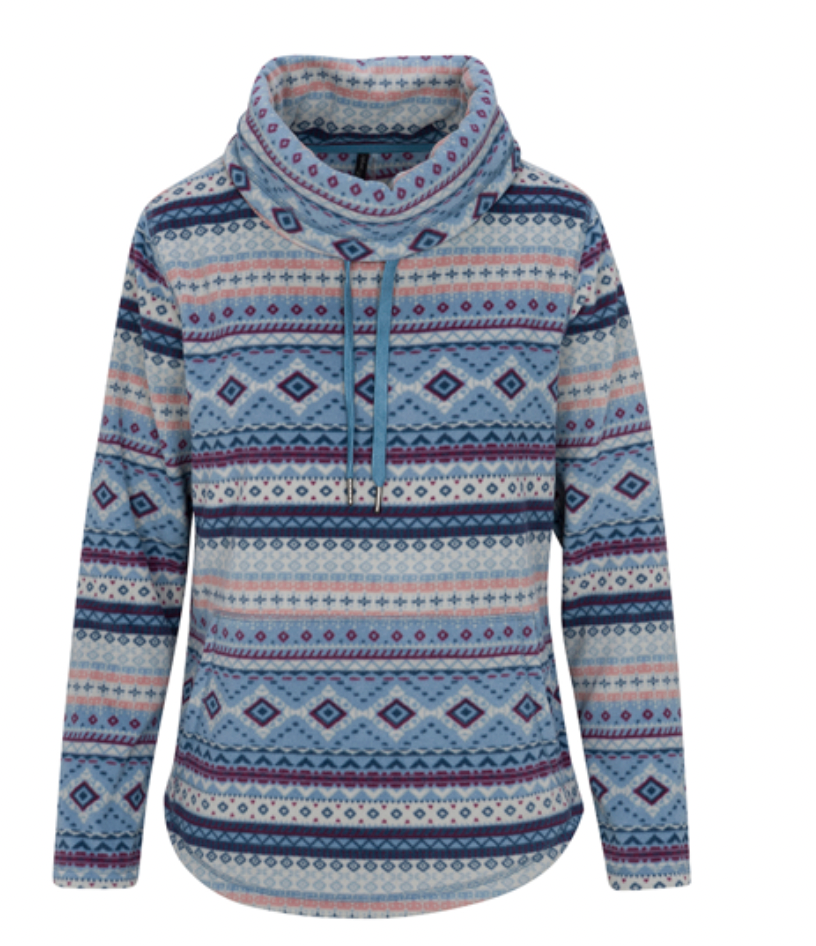 North River W Fiesta Cowl Neck WINDWARD