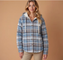 North River W Timberline Flannel Hoodie w/Sherpa WINDWARD
