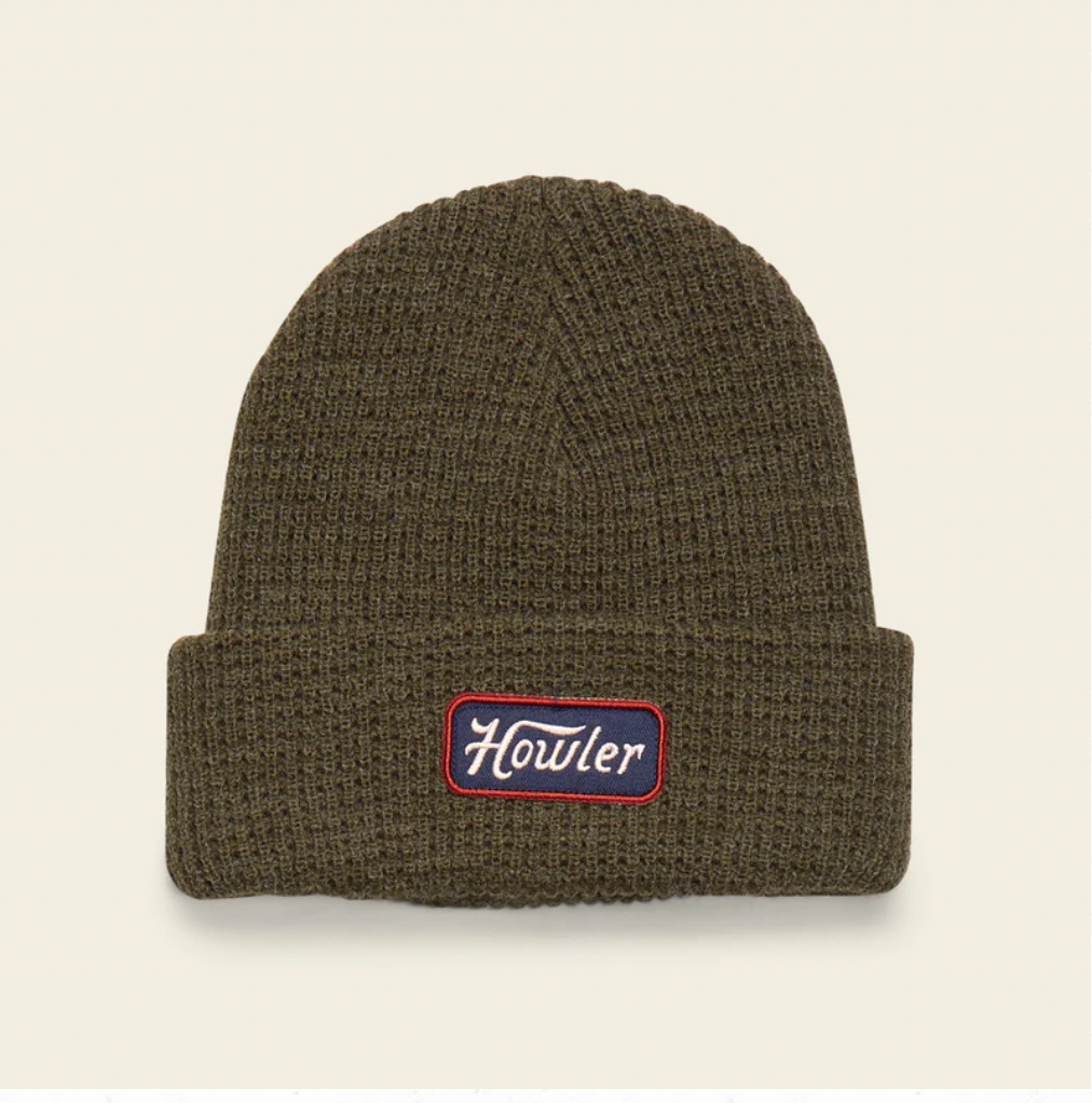Howler Bros Hawkeye Beanie HOWLER SCRIPT OLIVE HEATHER
