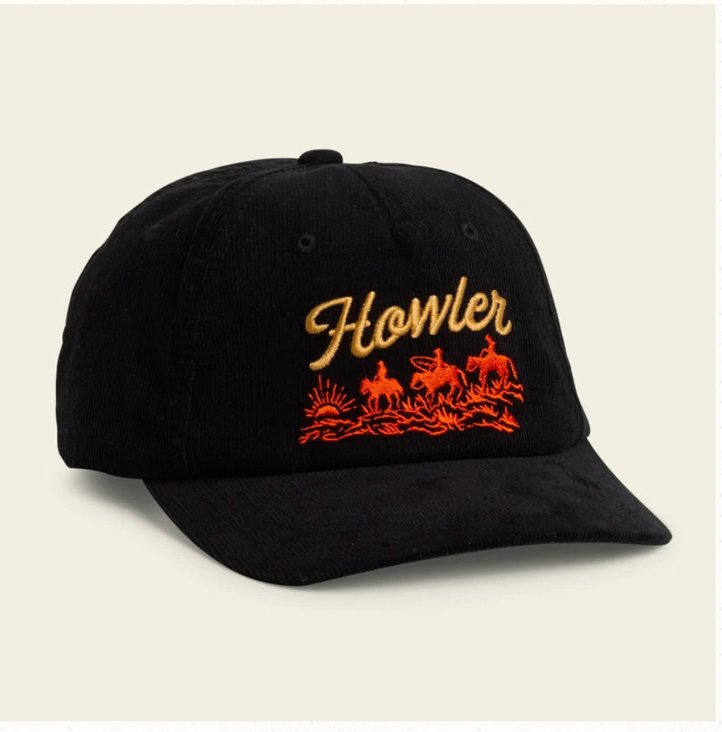 Howler Bros Standard Hat POSSE: BLACK CORDUROY