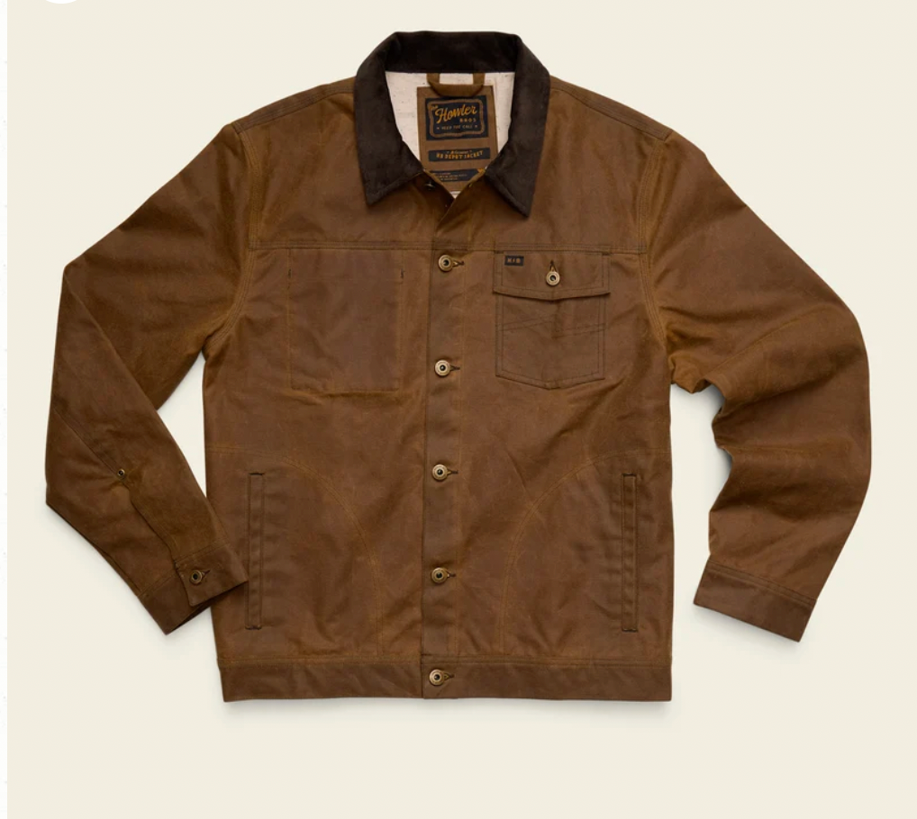 Howler Bros M Waxed Depot Jacket CAMEL