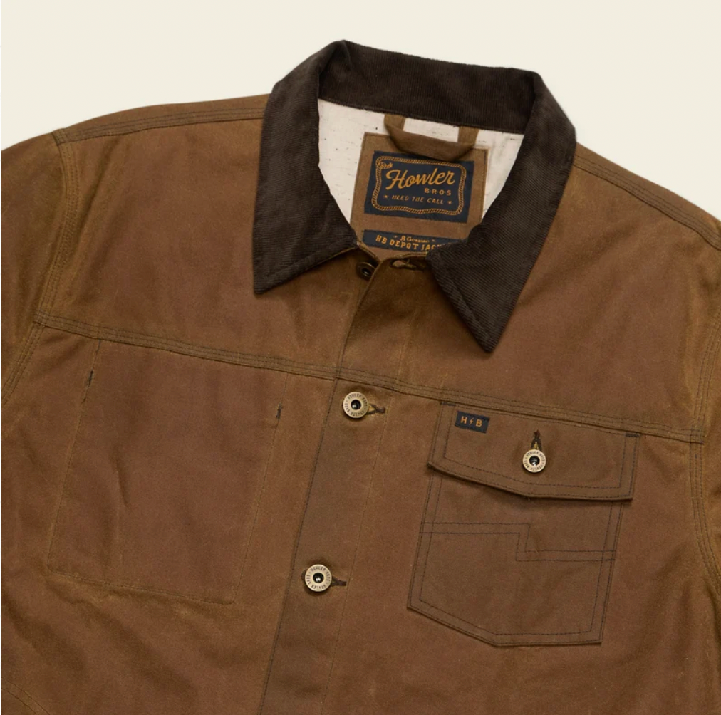 Howler Bros M Waxed Depot Jacket CAMEL