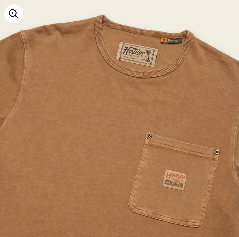 Howler Bros M SS Trade T-Shirt DUCK BROWN